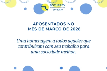 Aposentados Mês de Março/2026