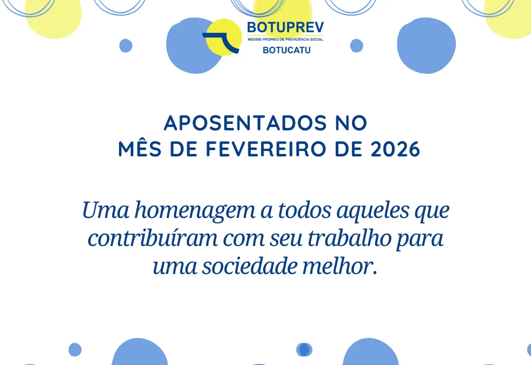Aposentados Mês de Fevereiro/2026